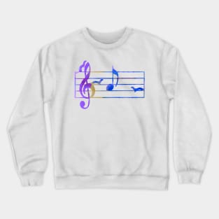 Ferrets Art Music Crewneck Sweatshirt